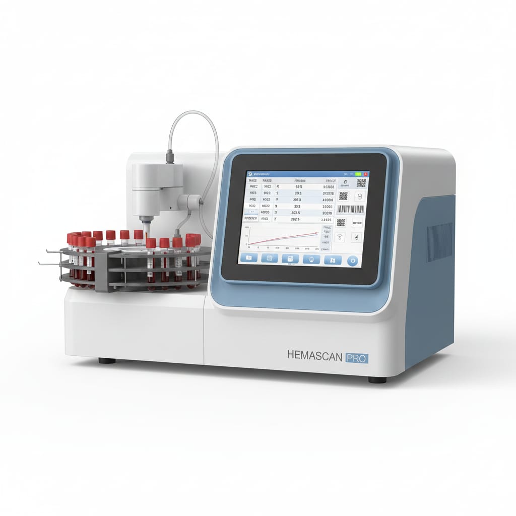 Automated blood chemistry analyzer